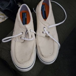 Mens size 12 timberland canvas shoes